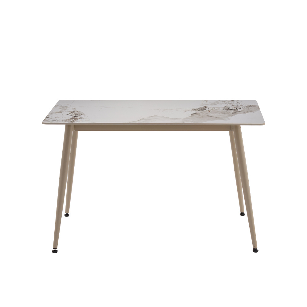 PRIMO ΤΡΑΠΕΖΙ ΛΕΥΚΟ ΜΕ ΟΨΗ ΜΑΡΜΑΡΟΥ 120x70x74cm
