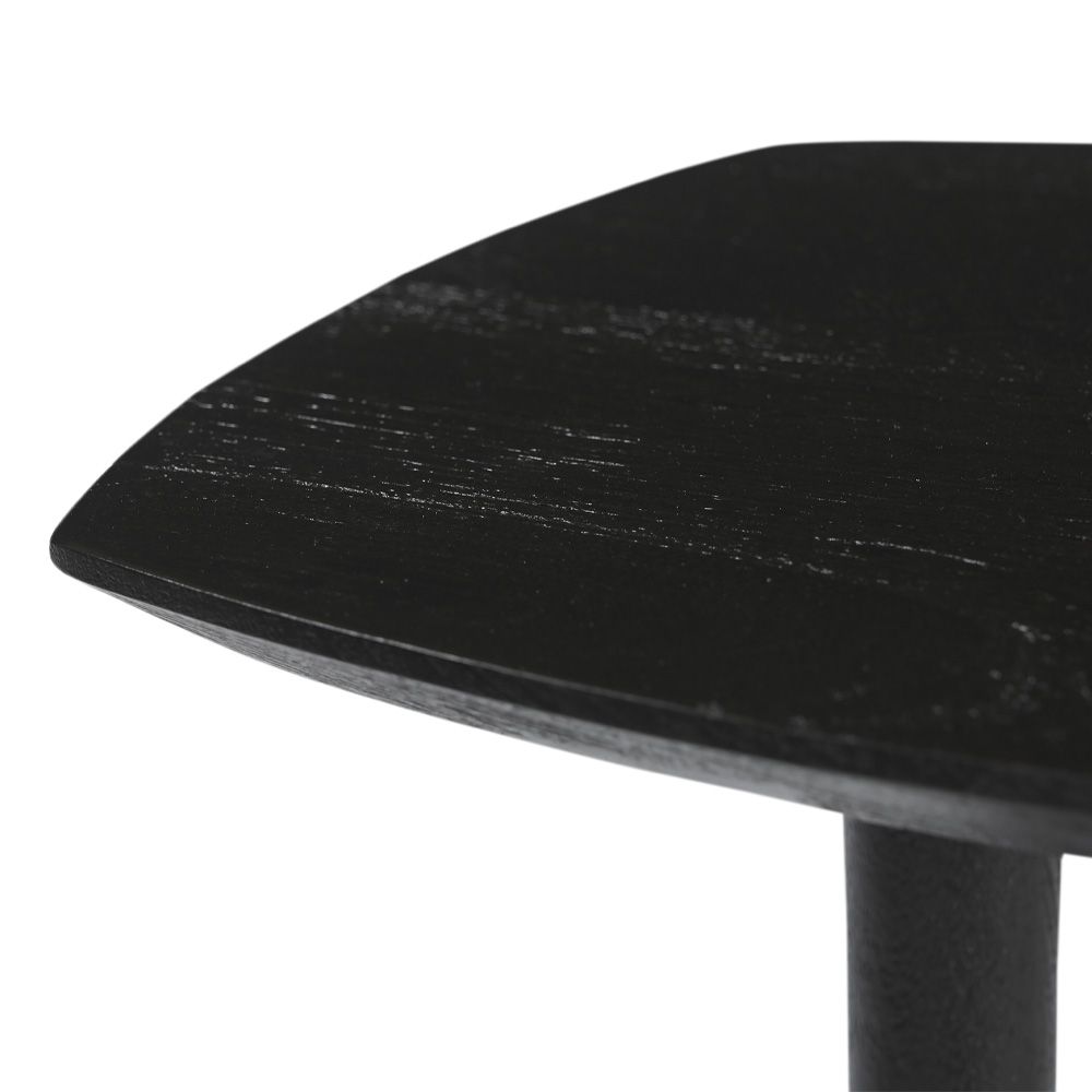 TIPTOP SIDE TABLE ΜΑΥΡΟ 40x35x60cm