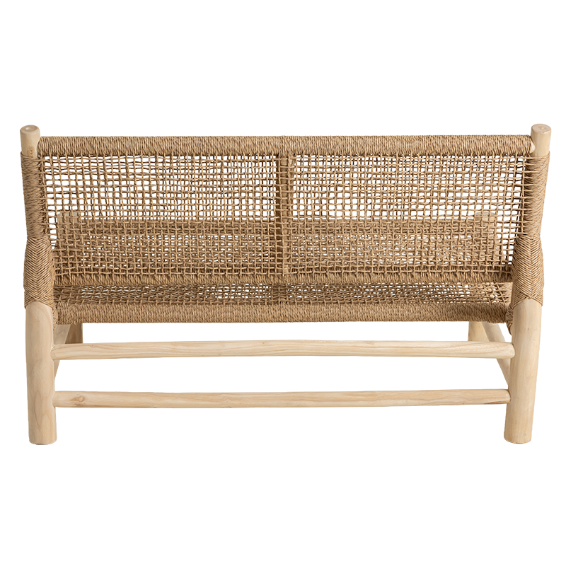 Διθέσιος Καναπές Barcelona Ξύλο Teak