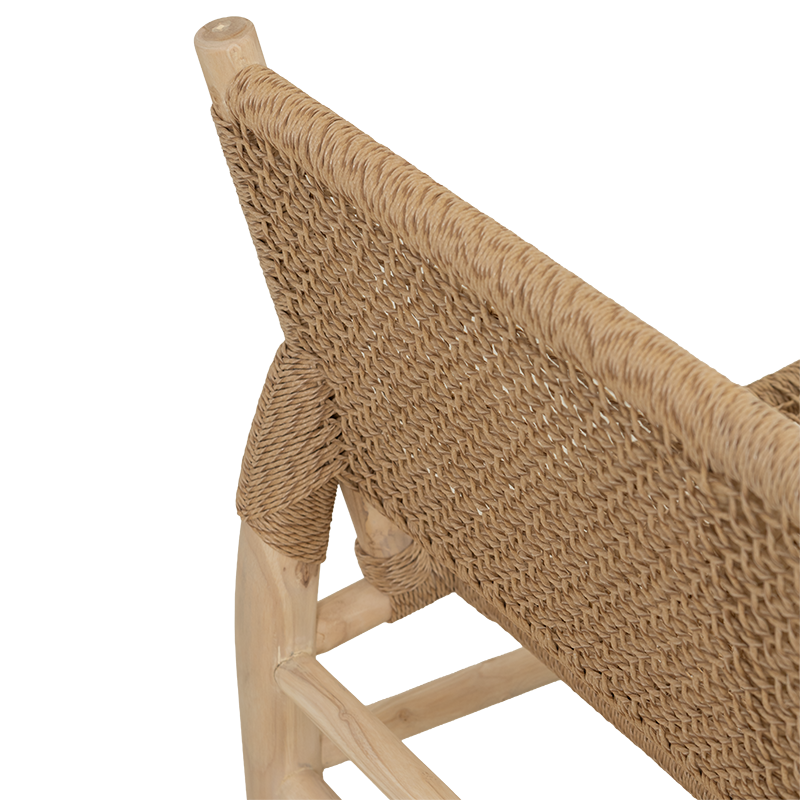 Διθέσιος Καναπές Barcelona Ξύλο Teak