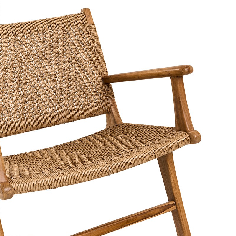 Πολυθρόνα lounge Badesi Ξύλο Teak