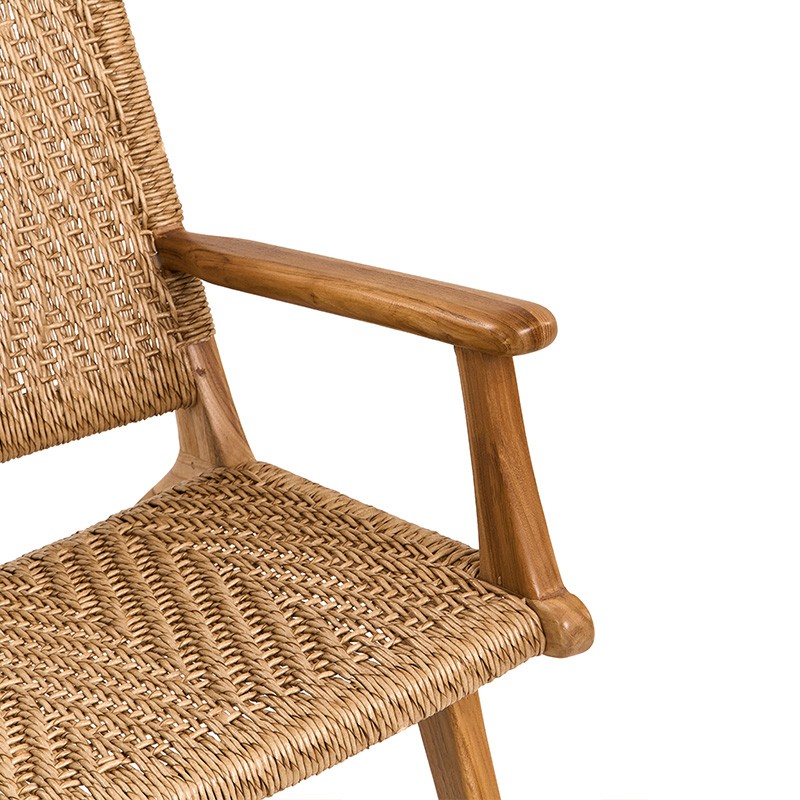 Πολυθρόνα lounge Badesi Ξύλο Teak