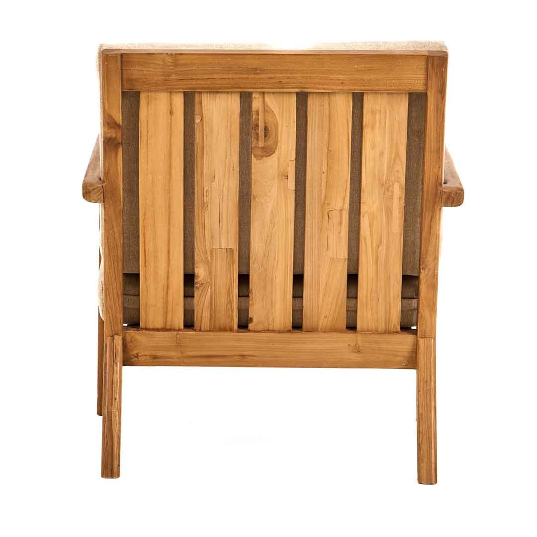 Καρέκλα πολυθρόνα Scandi Ξύλο Teak