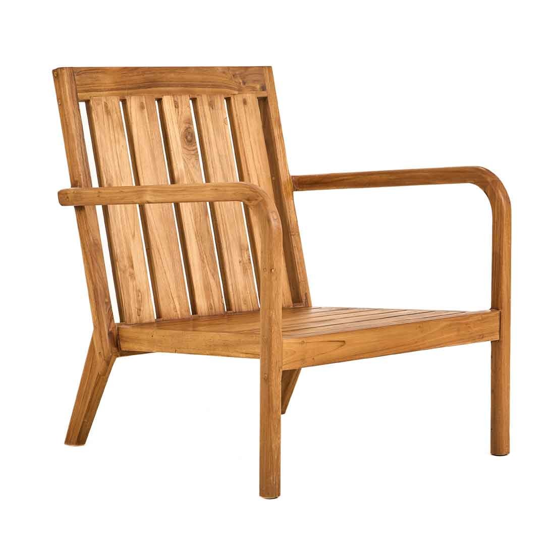 Καρέκλα πολυθρόνα Scandi Ξύλο Teak