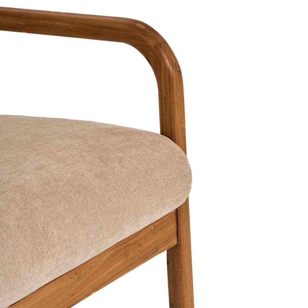 Καρέκλα πολυθρόνα Scandi Ξύλο Teak
