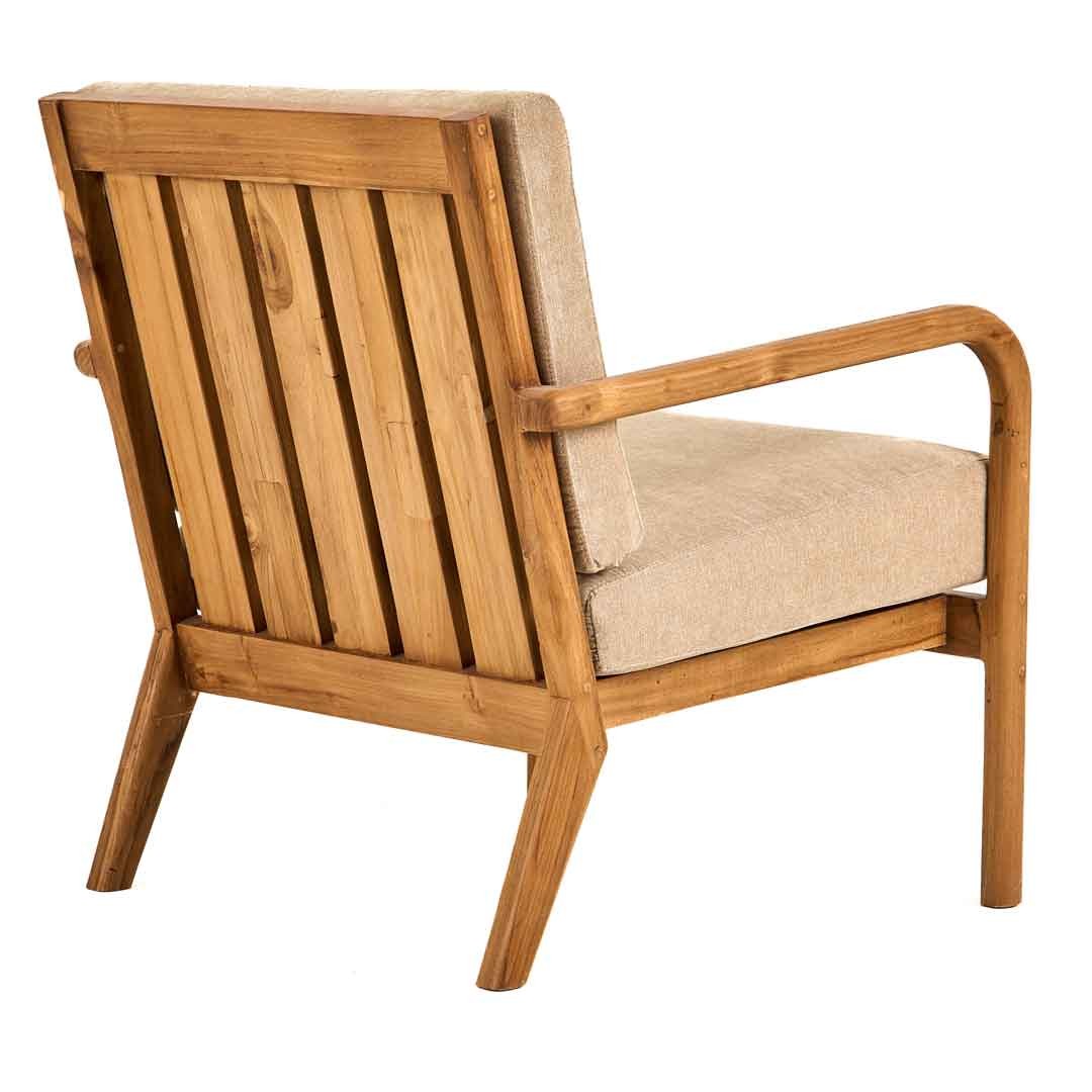 Καρέκλα πολυθρόνα Scandi Ξύλο Teak