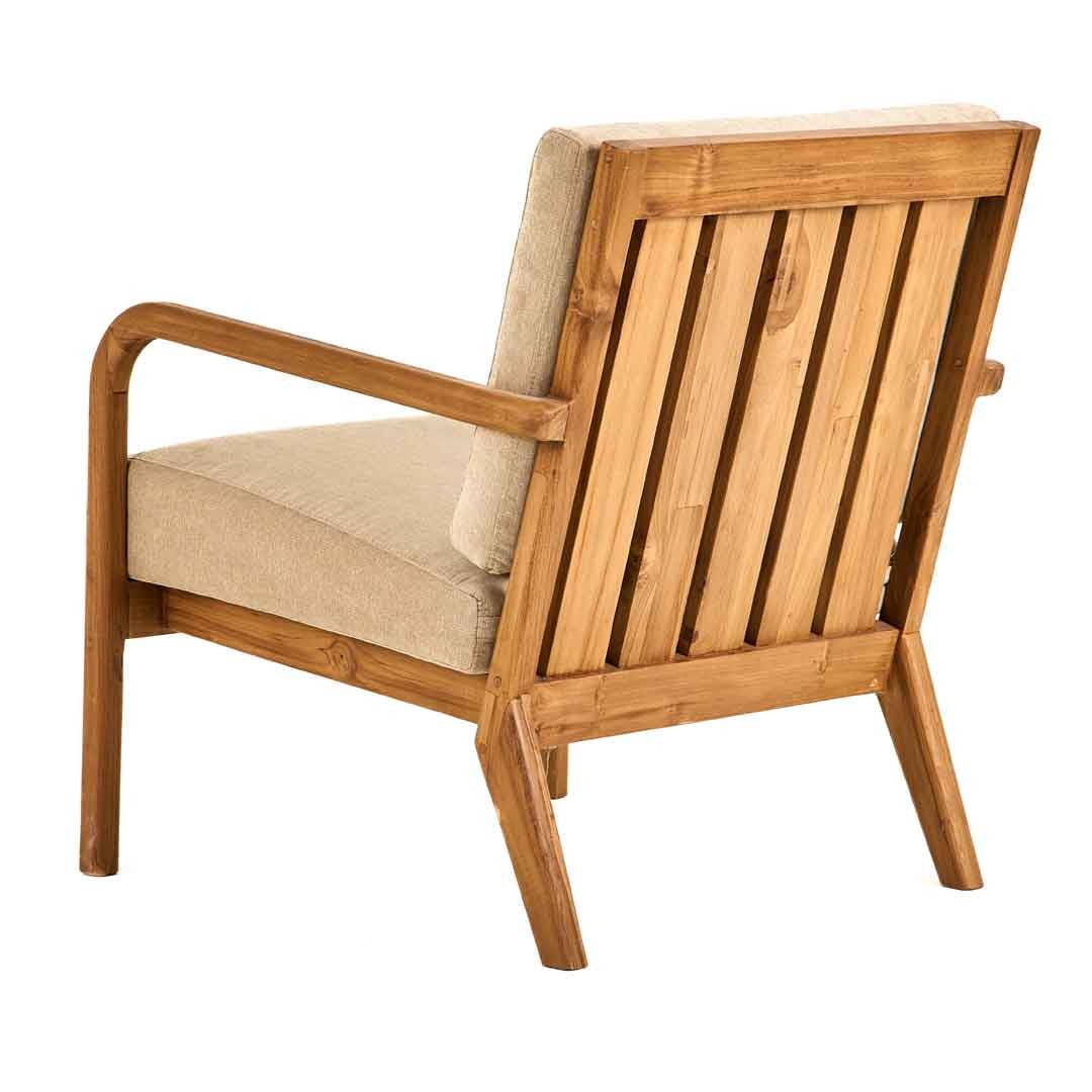 Καρέκλα πολυθρόνα Scandi Ξύλο Teak
