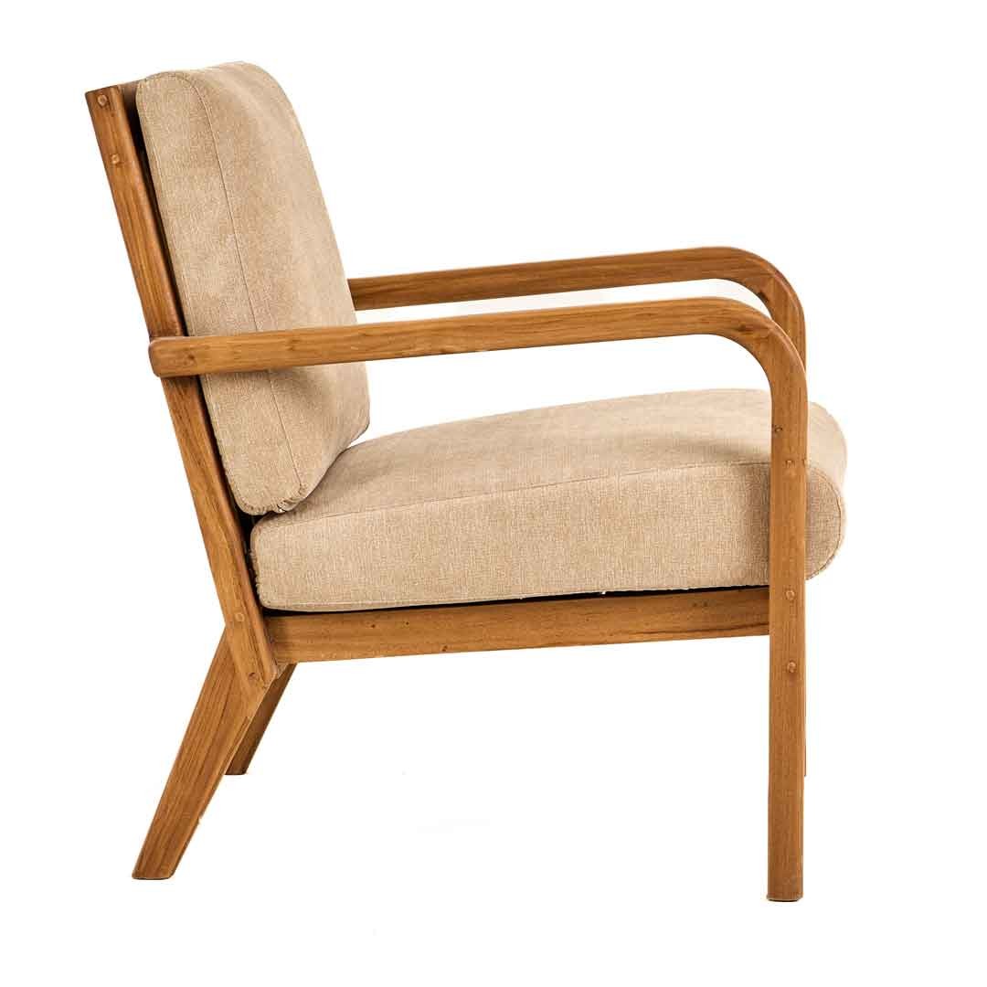 Καρέκλα πολυθρόνα Scandi Ξύλο Teak